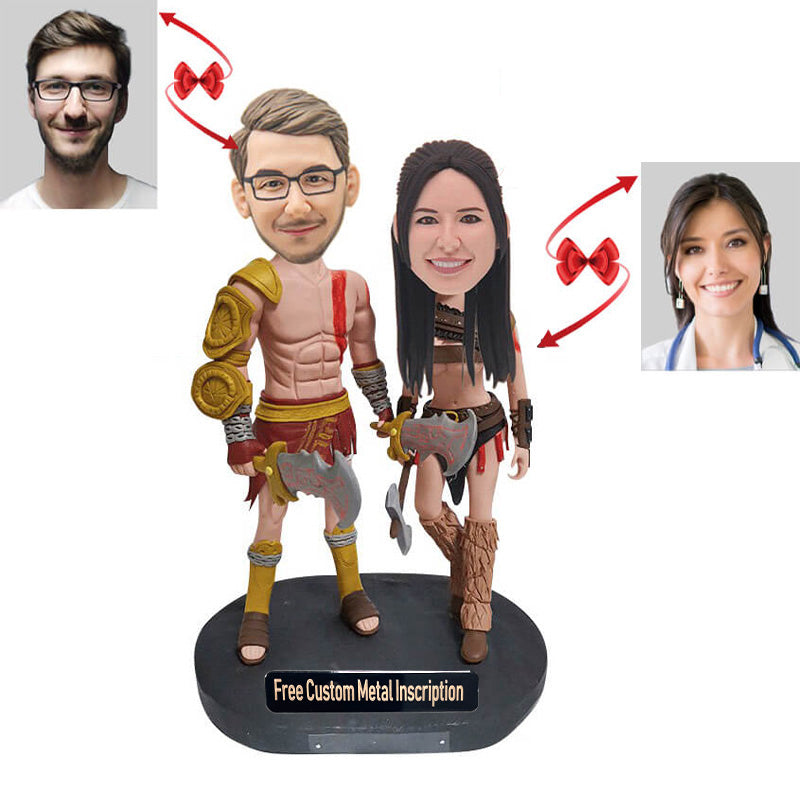 Game Character Couple Custom Bobblehead