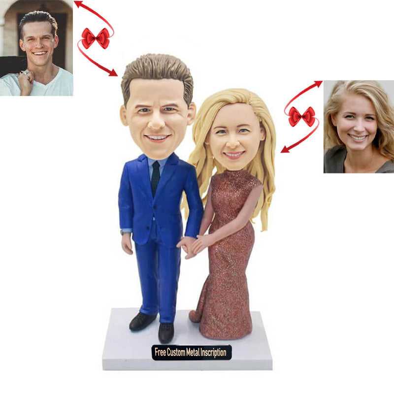 Anniversary Couple Custom Bobblehead