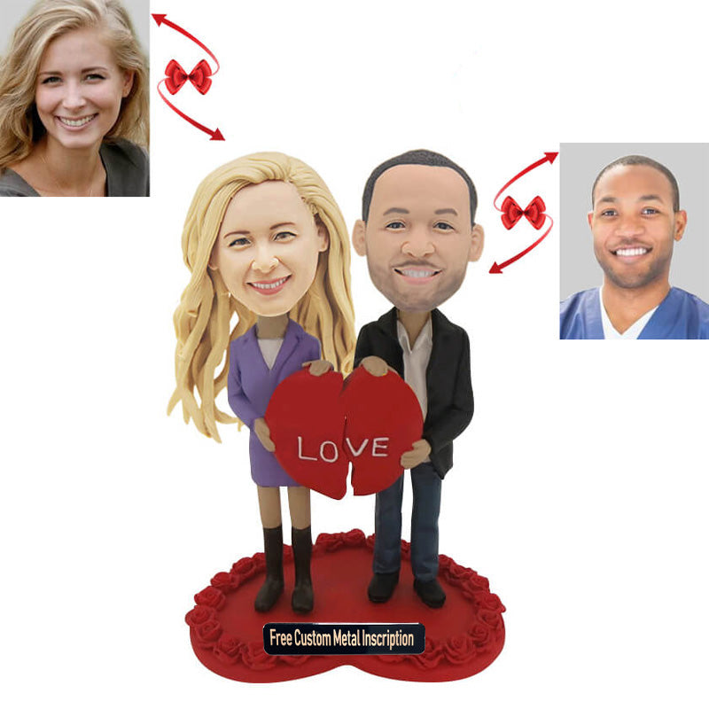 Lovers with Love Custom Bobblehead