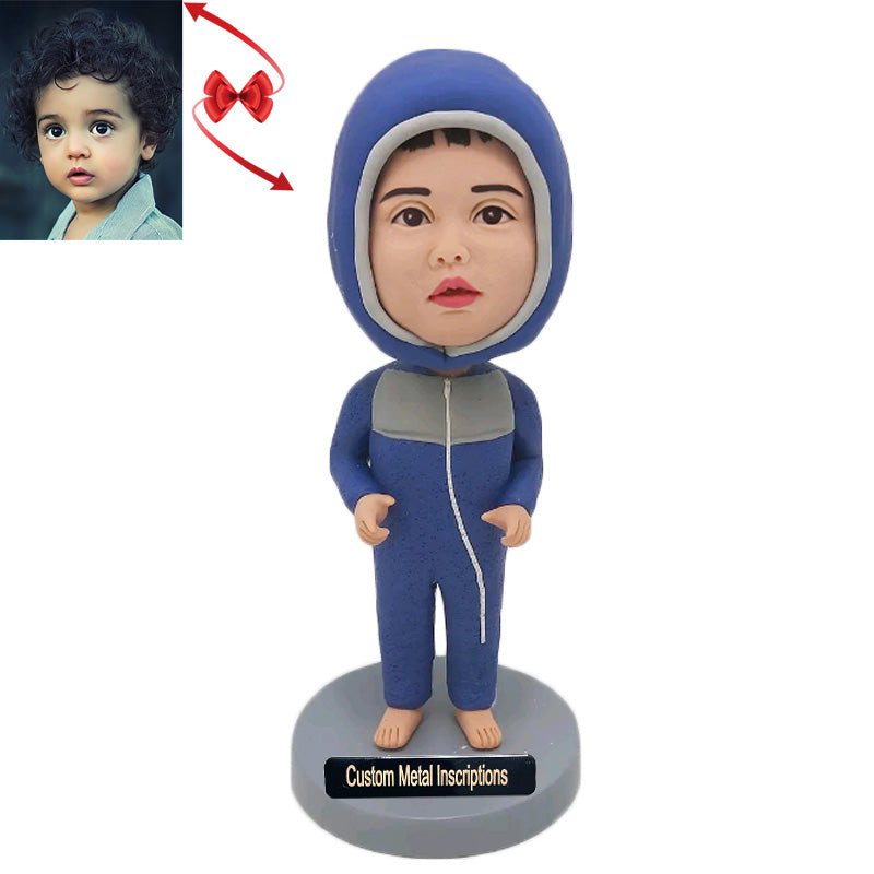 A Child Wearing Sportswear Custom Bobblehead