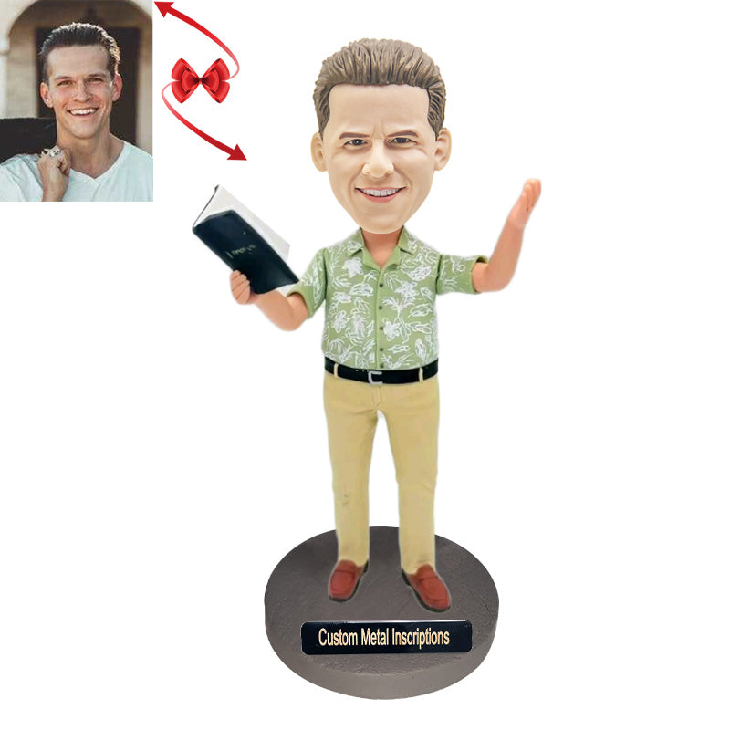 A Man Who Teaches Custom Bobblehead