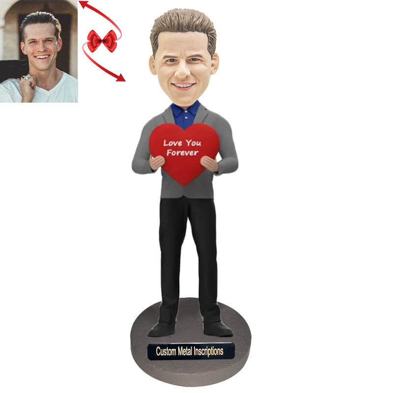Affectionate Man Custom Bobblehead