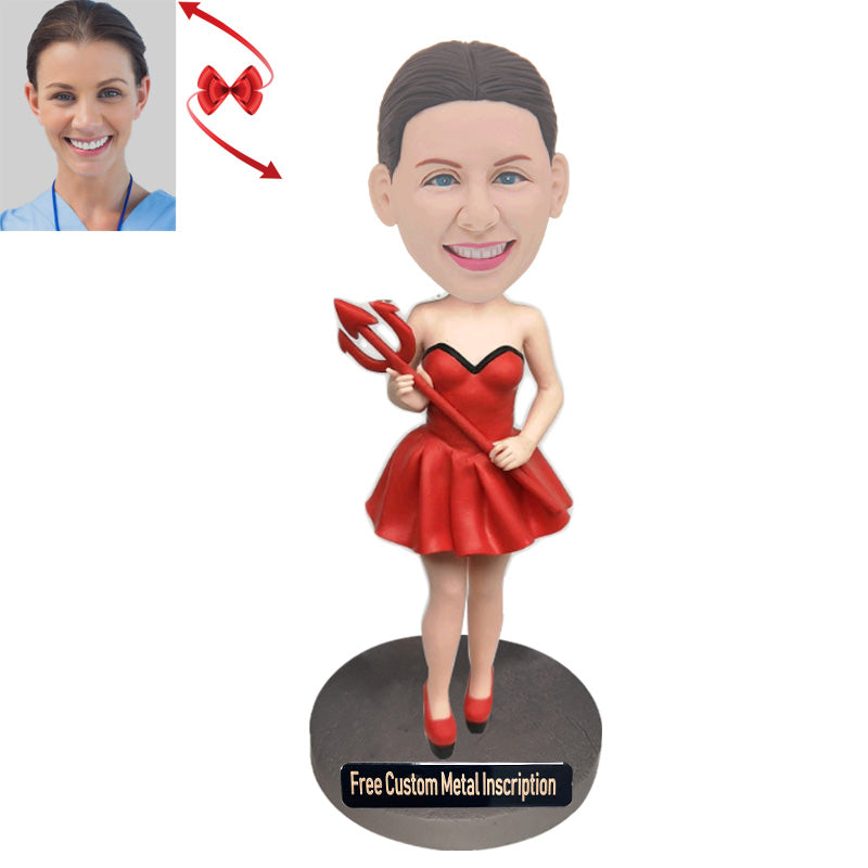 Devil Girl Custom Bobblehead
