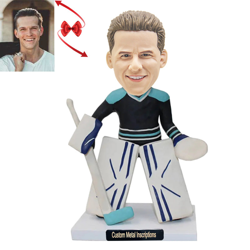 Ice Hockey Player Custom Bobblehead