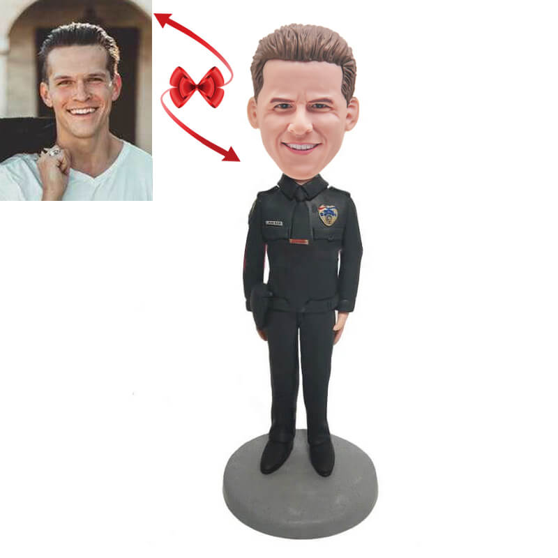 Best Gift For Police Colleague Custom Bobblehead