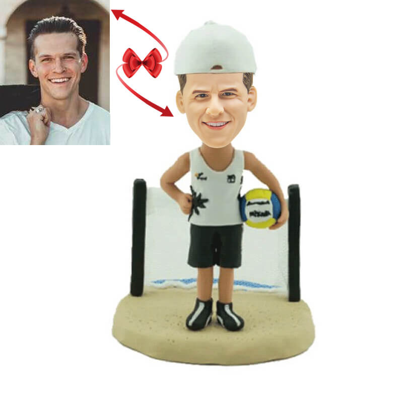 Beach Volleyball Custom Bobblehead