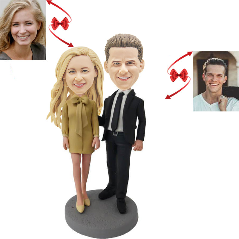 Anniversary Couple Custom Bobblehead-2