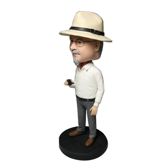 Father with Pipe Custom Bobblehead 1