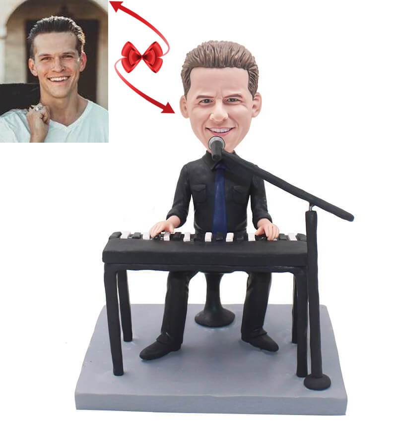 Band Keyboard Player Custom Bobblehead