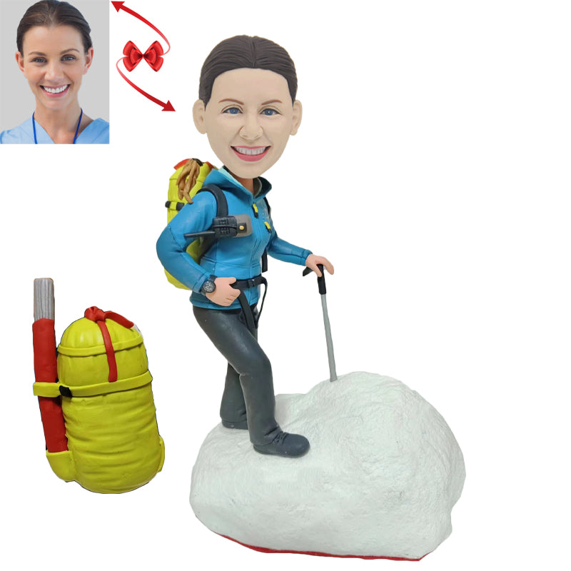 Mountain-climbing Custom Bobblehead