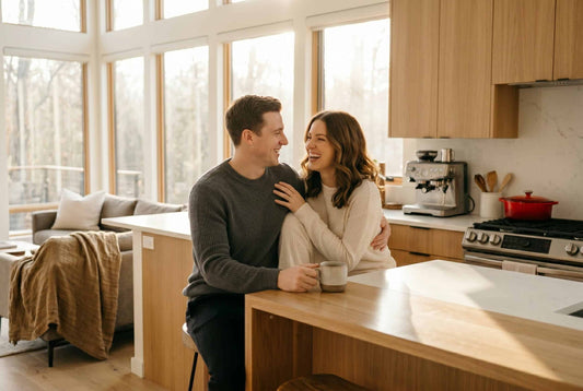couple in a cozy room