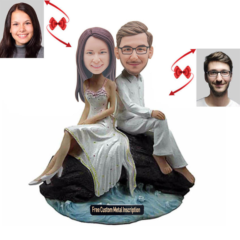 Beach Theme Wedding Custom Bobblehead