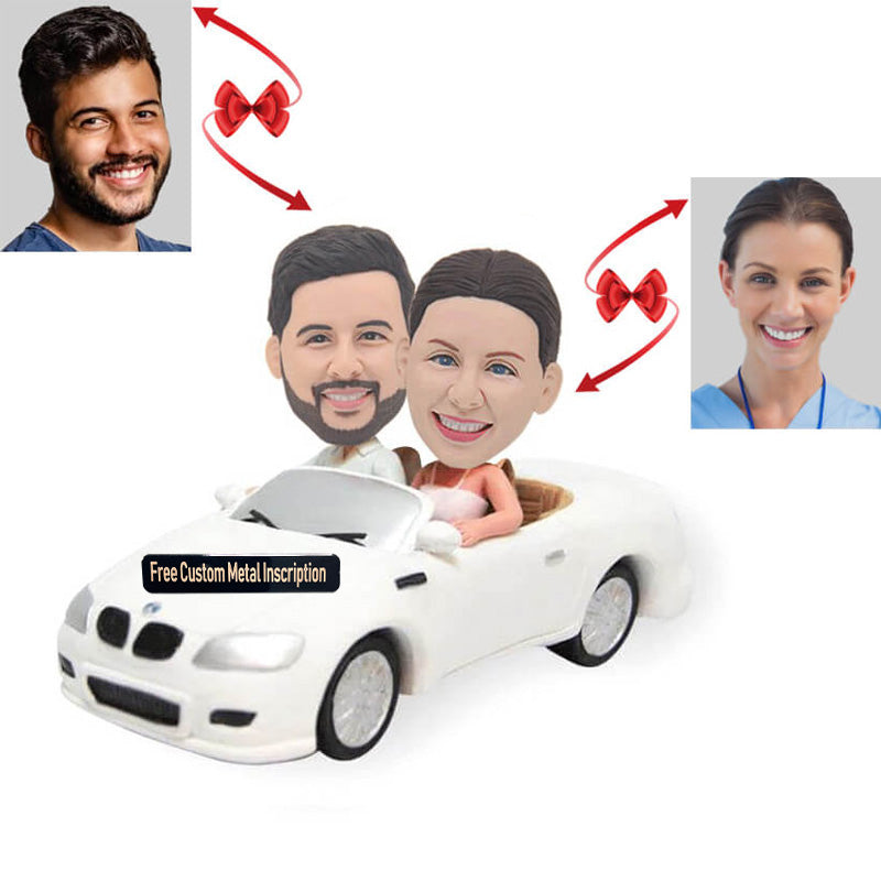 BMW Wedding Cake Topper Custom Bobblehead
