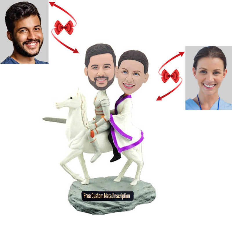 Knight Couple Custom Bobblehead