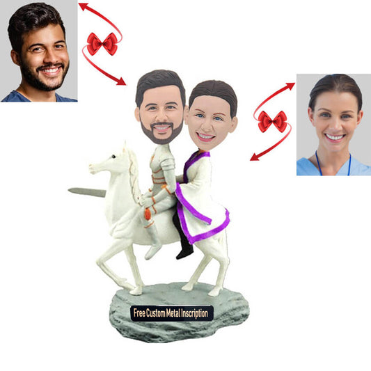 Knight Couple Custom Bobblehead
