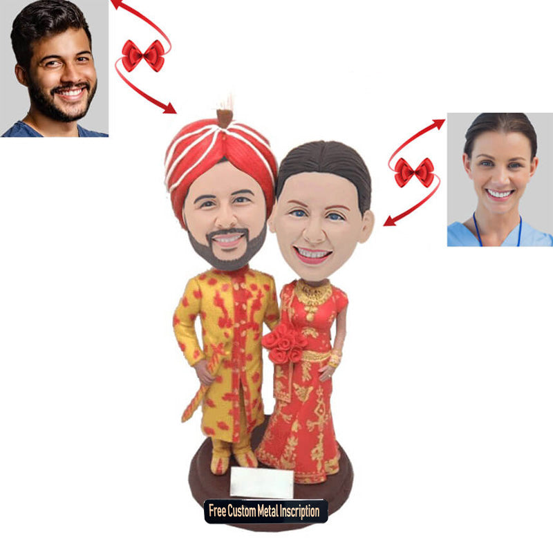 Indian Wedding Custom Bobbleheads