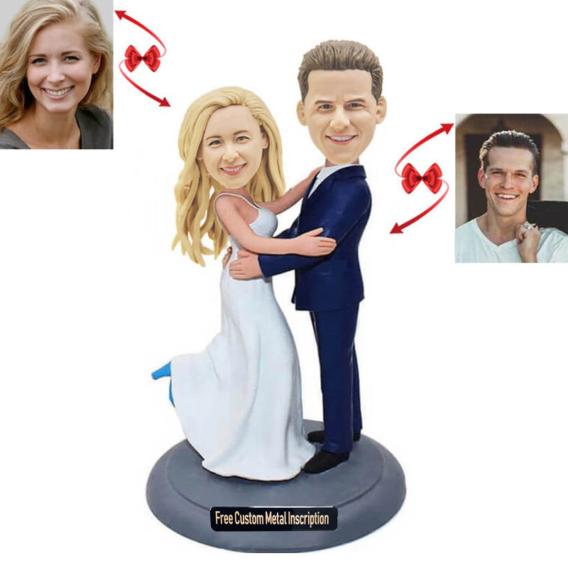 Wedding Cake Topper Custom Bobblehead B