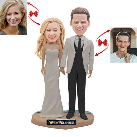 Wedding With Cheongsam Custom Bobblehead