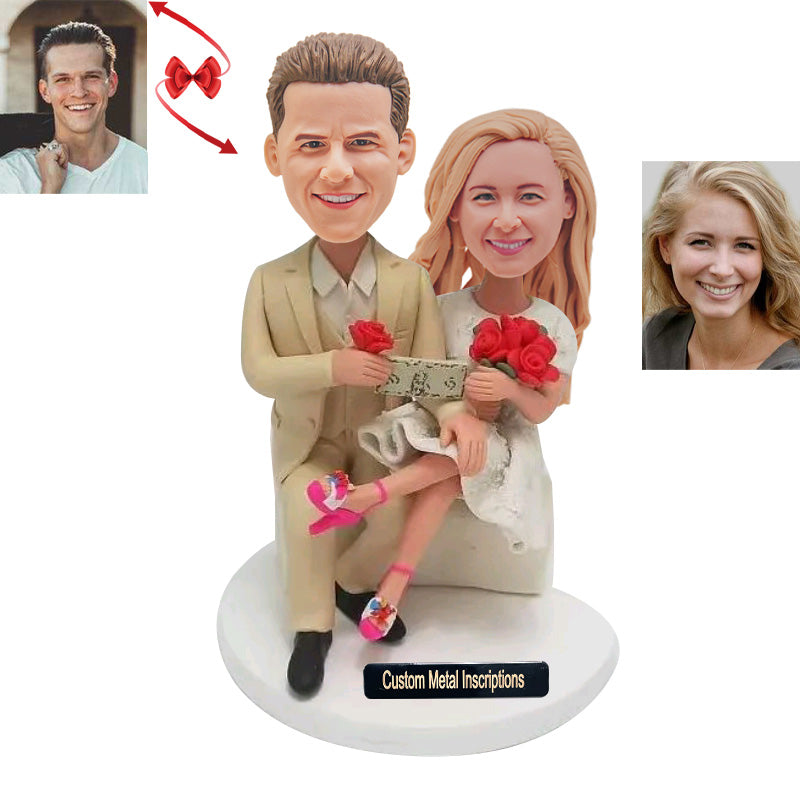 A Loving Couple Custom Bobblehead