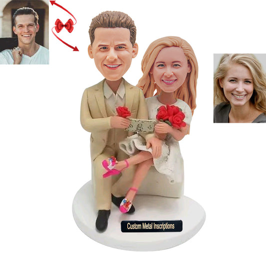 A Loving Couple Custom Bobblehead