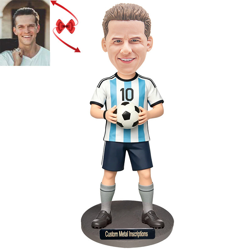 Argentine football fan personalized bobblehead