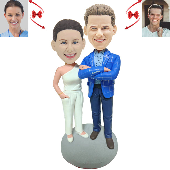 Couples Attending Party Custom Bobblehead