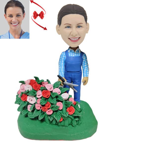 Florist Custom Bobblehead