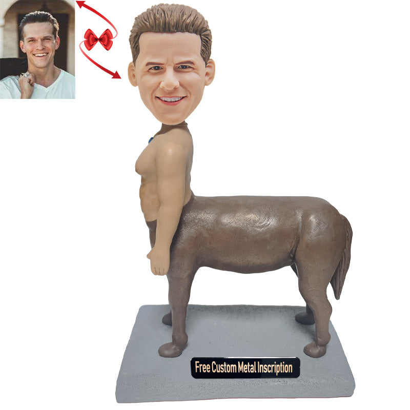 Orc Custom Bobblehead with Free Metal Inscription