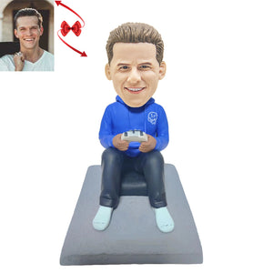 Playing Game Consoles Custom Bobblehead
