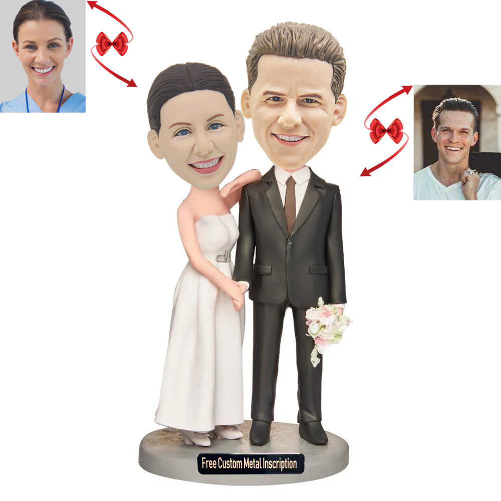 Intimate Couple Custom Bobblehead