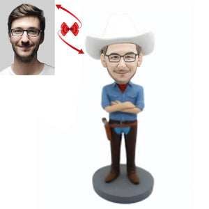 Bearded Cowboy Custom Bobblehead