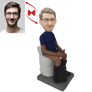 The Man On The Toilet Joker Custom Bobblehead