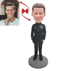 Best Gift For Police Colleague Custom Bobblehead 
