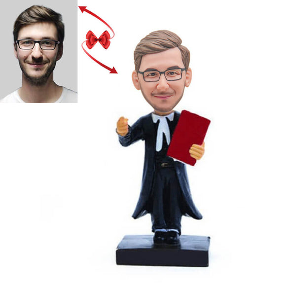 Best Birthday Gift For Male Lawyer Custom Bobblehead