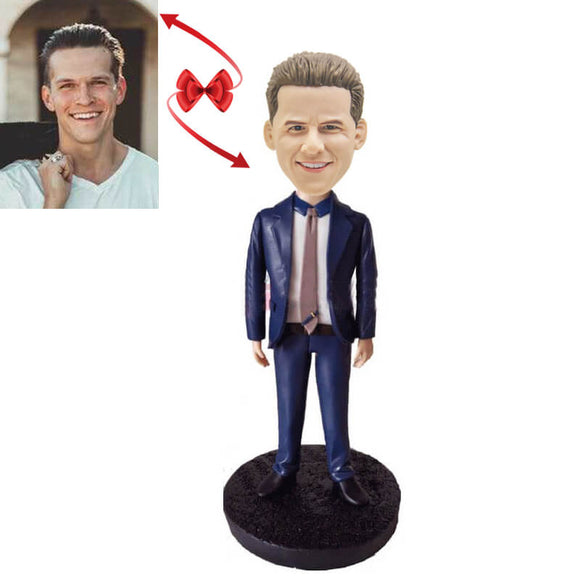 Supervisor In Suit Custom Bobblehead