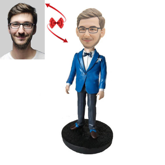 Suit And Bowtie Custom Bobblehead