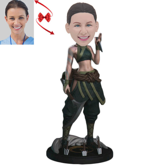 League of legends Akali Custom Bobblehead
