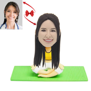 Yoga Pose Custom Bobblehead