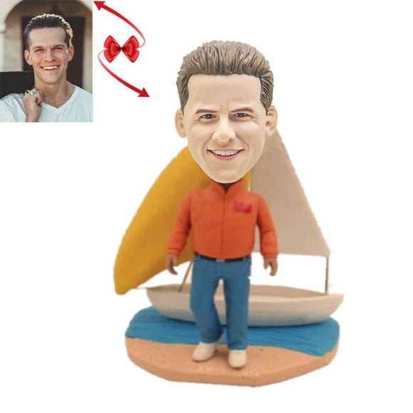 Boat On The River Custom Bobblehead