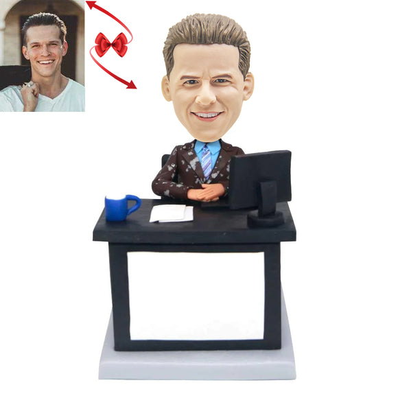 Boss In Suit Office Custom Bobbleheads