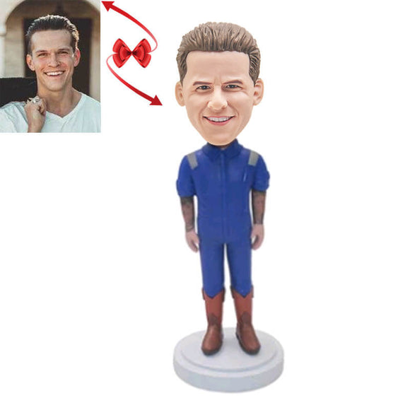 Construction Worker Custom Bobblehead