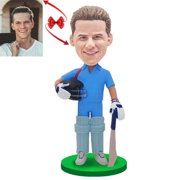 Cricket Player Custom Bobblehead