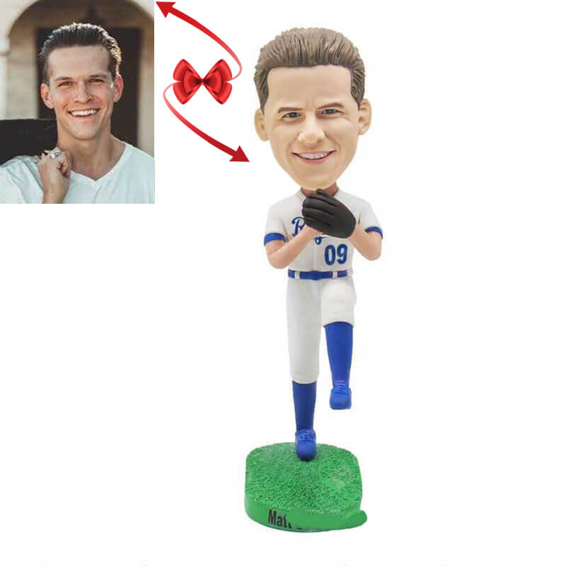 Baseball Pitcher Custom Bobblehead