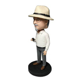 Father with Pipe Custom Bobblehead 1