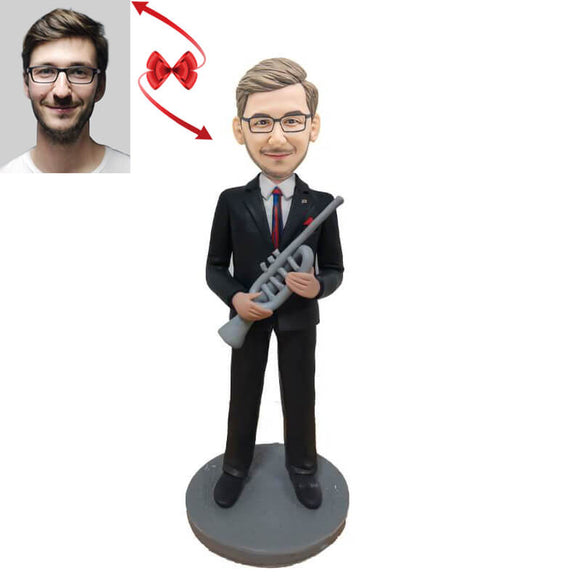 Saxophone Player Custom Bobblehead