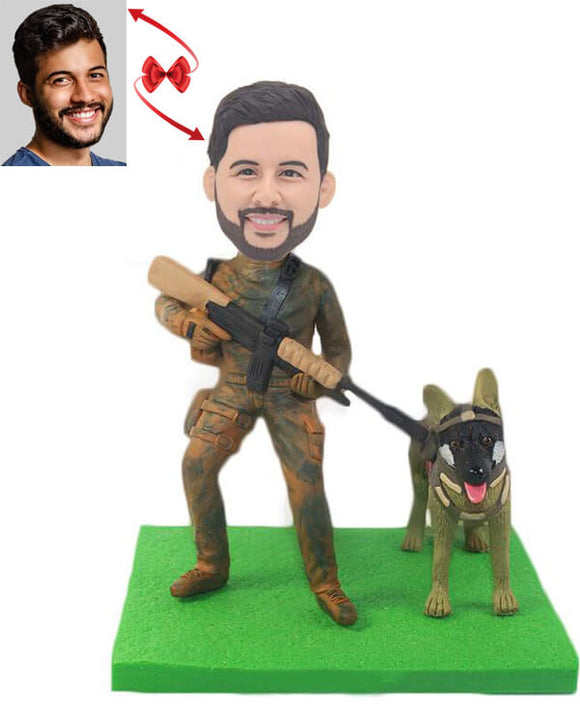 Special Forces and Police Dogs Custom Bobblehead
