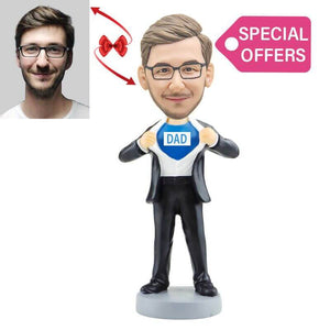 Super Dad Father's Day Gift Custom Bobblehead
