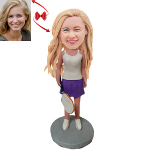 Best Female Tennis Player Custom Bobblehead