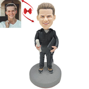 Graduated Man Custom Bobblehead