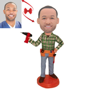 Handyman Custom Bobblehead